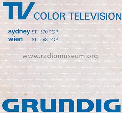 Wien ST 1563 TOP; Grundig Radio- (ID = 1909304) Television