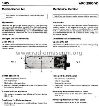 WKC2960VD; Grundig Radio- (ID = 2558008) Car Radio