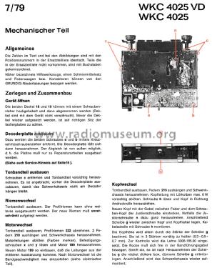 WKC4025; Grundig Radio- (ID = 2477064) Car Radio