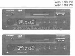 WKC-1700VD; Grundig Radio- (ID = 802982) Car Radio