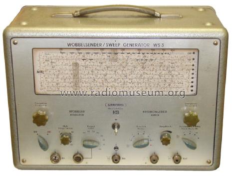 Wobbelsender / Sweep Generator WS3; Grundig Radio- (ID = 1592728) Ausrüstung