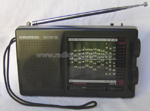 Yacht-Boy 205; Grundig Radio- (ID = 1472346) Radio