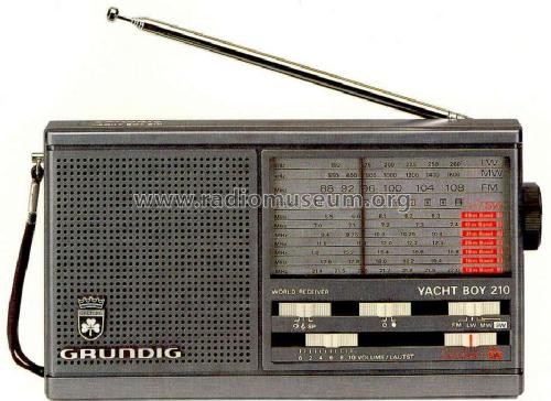 Yacht-Boy 210; Grundig Radio- (ID = 426371) Radio