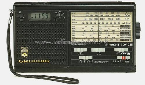 Yacht-Boy 215; Grundig Radio- (ID = 381375) Radio