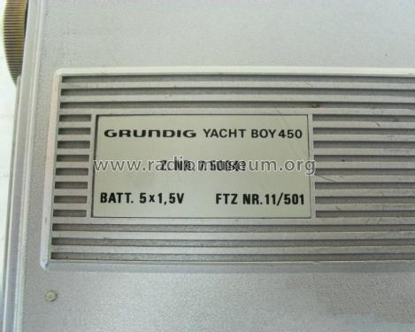 Yacht-Boy 450; Grundig Radio- (ID = 1206894) Radio