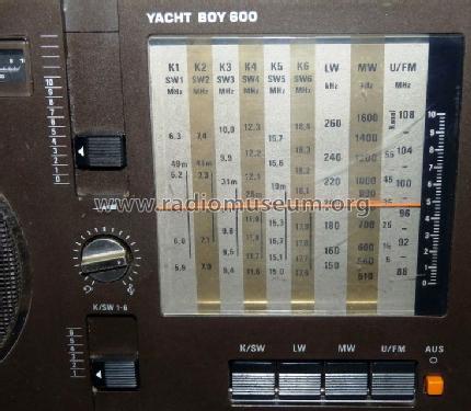 Yacht-Boy 600; Grundig Radio- (ID = 690507) Radio