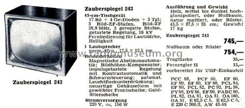 Zauberspiegel 243; Grundig Radio- (ID = 2641878) Télévision