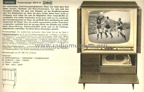 Zauberspiegel 300K10 wie TV T320 Rfk Ch= HF20 + NF1; Grundig Radio- (ID = 1095963) TV Radio