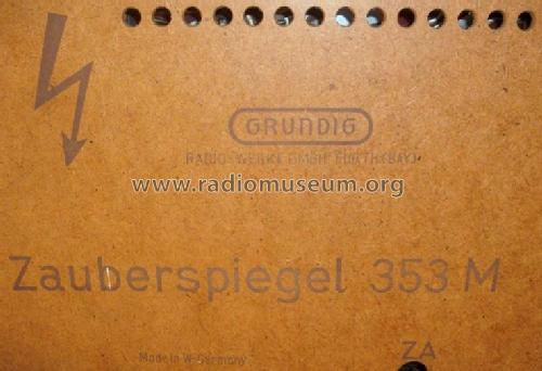 Zauberspiegel 353M; Grundig Radio- (ID = 822555) Television