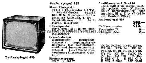 Zauberspiegel 439; Grundig Radio- (ID = 2643321) Television