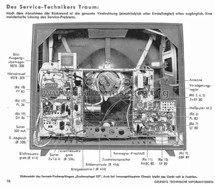 Zauberspiegel 537; Grundig Radio- (ID = 2702891) Television