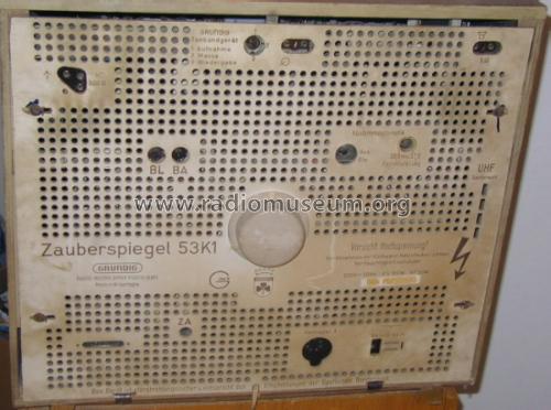 Zauberspiegel 53K1; Grundig Radio- (ID = 905045) TV-Radio