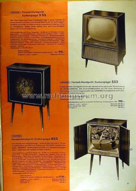 Zauberspiegel 553; Grundig Radio- (ID = 2114862) Television