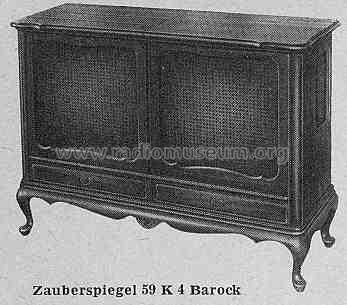 Zauberspiegel 59K4 Barock; Grundig Radio- (ID = 252027) TV Radio