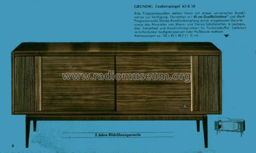 Zauberspiegel 65K50; Grundig Radio- (ID = 2138941) TV Radio