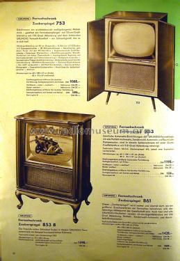 Zauberspiegel 753; Grundig Radio- (ID = 2114864) Television