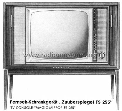 Zauberspiegel FS255; Grundig Radio- (ID = 344853) Television