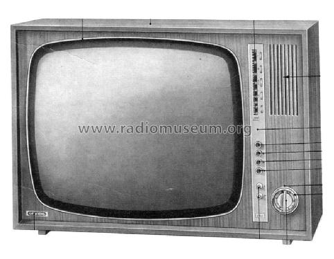 Zauberspiegel FT208; Grundig Radio- (ID = 339782) Television