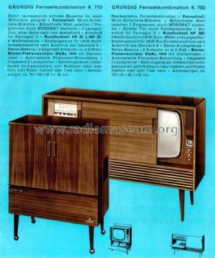 Zauberspiegel K700 Ch= CS200 Rfk Ch= RF106; Grundig Radio- (ID = 2067810) TV Radio