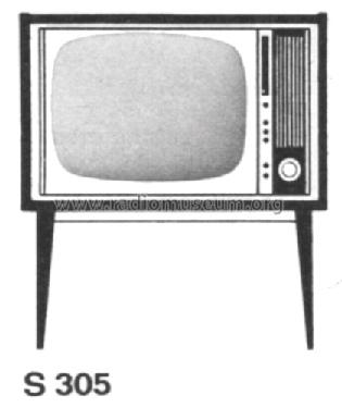 Zauberspiegel S305; Grundig Radio- (ID = 325022) Television