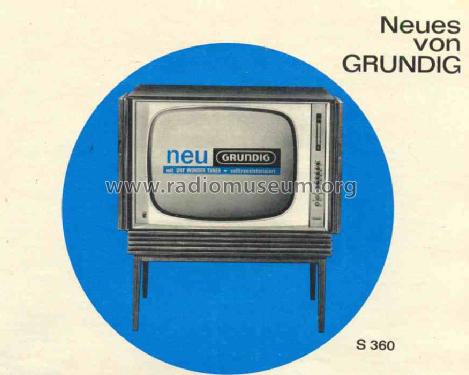 Zauberspiegel S360; Grundig Radio- (ID = 520202) Television