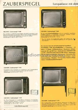 Zauberspiegel S610; Grundig Radio- (ID = 2138600) Television