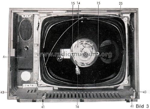 Zauberspiegel T305; Grundig Radio- (ID = 2638030) Television