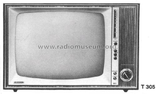 Zauberspiegel T305; Grundig Radio- (ID = 325020) Television