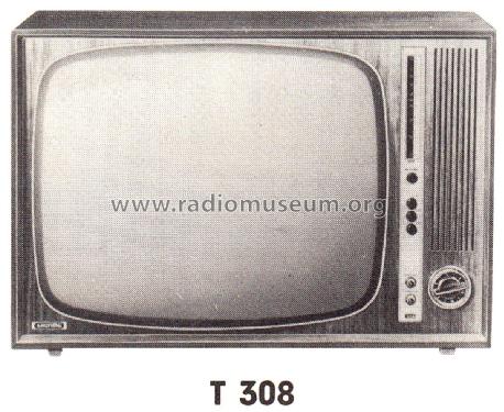 Zauberspiegel T308; Grundig Radio- (ID = 2639744) Television