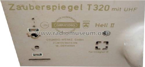 Zauberspiegel T320 mit UHF; Grundig Radio- (ID = 701209) Television