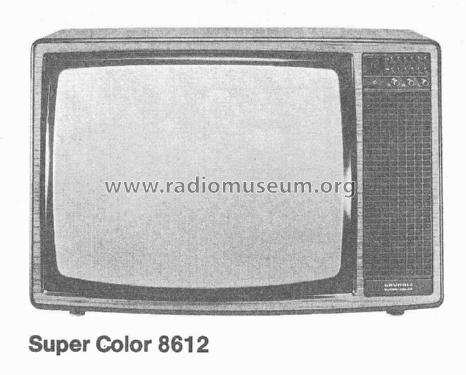 Super Color 8612; Grundig Austria GmbH (ID = 2119229) Television