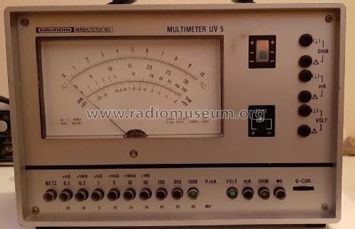 Analog-Multimeter UV5; Grundig Radio- (ID = 3090149) Equipment