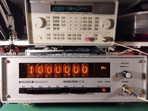 Frequenzzähler - Counter FZ 74; Grundig Radio- (ID = 3119667) Equipment