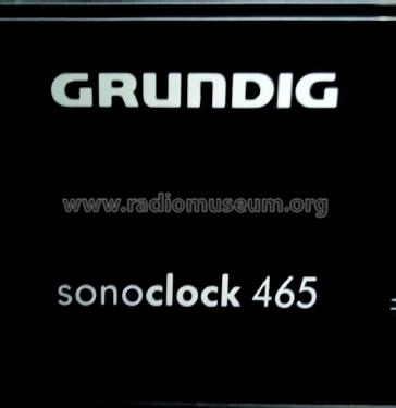 Sonoclock 465; Grundig Radio- (ID = 3089864) Radio