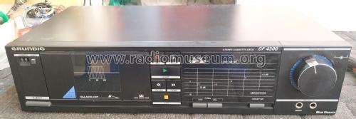 Stereo Cassette Deck CF 4200; Grundig Radio- (ID = 3105758) R-Player