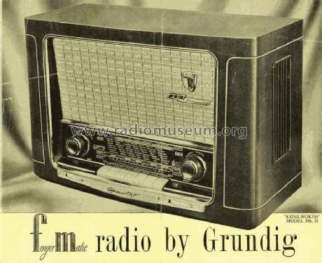 Kenilworth Mk II 2043/W/3D/GB Mk II; Grundig Ltd., London (ID = 461067) Radio