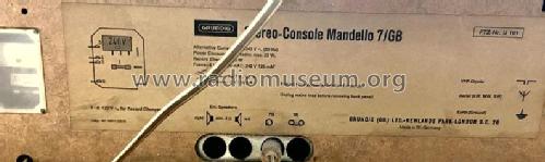 Mandello 7/GB Ch=HF45; Grundig Ltd., London (ID = 2919038) Radio