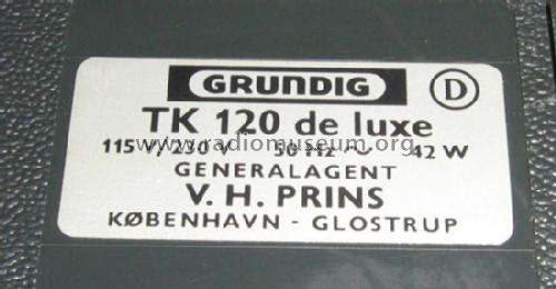 TK120 de Luxe; Grundig Ltd., London (ID = 767624) Sonido-V