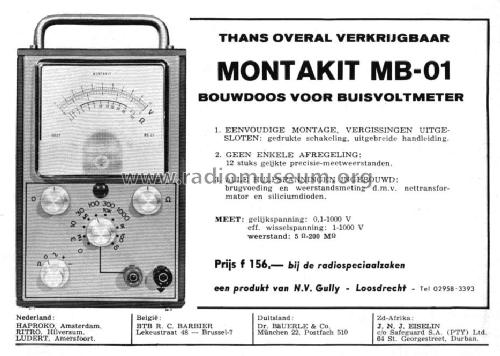 Montakit Buisvoltmeter MB-01; Gully, N.V. B.V.; (ID = 1687627) Kit