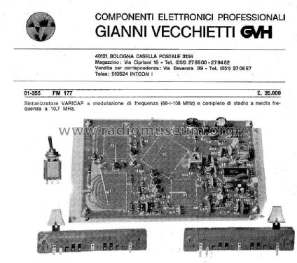 Sintonizzatore FM FM 177; GVH Elettronica; (ID = 2746852) Converter