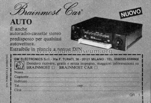 Brainmost Car ; GW Electronics; (ID = 2707781) Car Radio