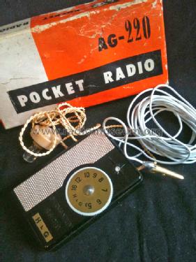 Pocket Radio AG220; Headquarters & (ID = 1458283) Cristallo