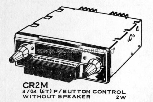 CR2M Ch= 4/04; Palmer, H.G. HGP, H. (ID = 1526949) Car Radio