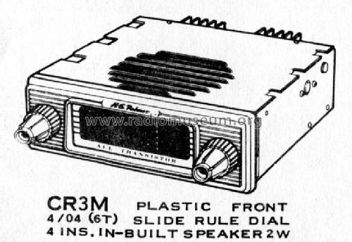 CR3M Ch= 4/04; Palmer, H.G. HGP, H. (ID = 1526950) Car Radio