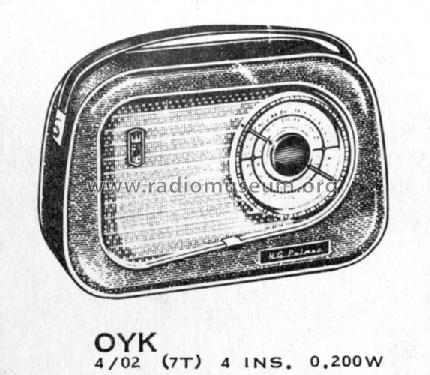 Transistor 7 OYK Ch= 4/02; Palmer, H.G. HGP, H. (ID = 1523707) Radio