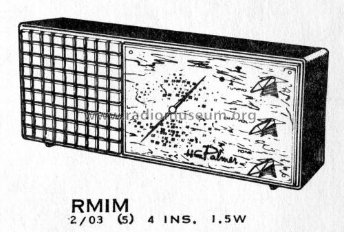 RM1M Ch= 2/03; Palmer, H.G. HGP, H. (ID = 1523684) Radio