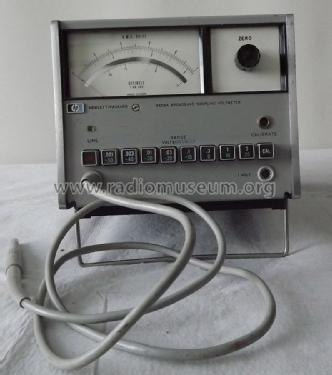 RF Broadband Sampling Voltmeter HP 3406A; Hewlett-Packard, HP; (ID = 1436188) Equipment