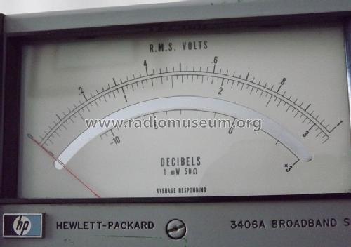 RF Broadband Sampling Voltmeter HP 3406A; Hewlett-Packard, HP; (ID = 1436191) Equipment