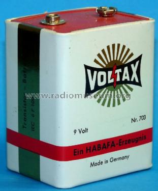 Voltax Transistor Batterie Nr. 703 - IEC 6F100; Habafa, Hamburg (ID = 728597) Power-S