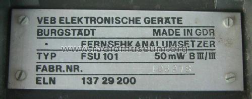 Fernsehkanalumsetzer FSU 101; Häberle & Co., F.G. (ID = 1064868) Converter